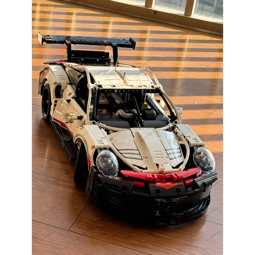 For the RC Enthusiast & Prestige: 1:10 Scale Porsche 911 RSR RC Car - 1580+Pcs Buildable & Drivable Racing Model (Assembled/Kit)