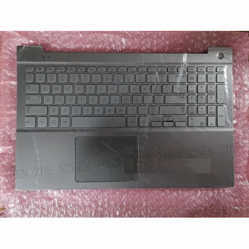 

Y FOR samsung NP770Z5E NP780Z5E NP880Z5E 670Z5E US keyboard Silver Palmrest Cover lit