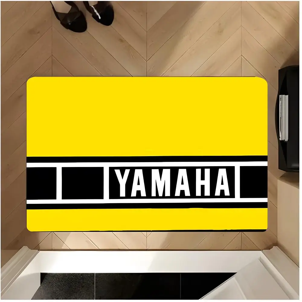Brand Musical Y-YAMAHA Floor Mat Non Slip Washable Flannel Doormat Water Absorbent Indoor Floor Carpet Rug