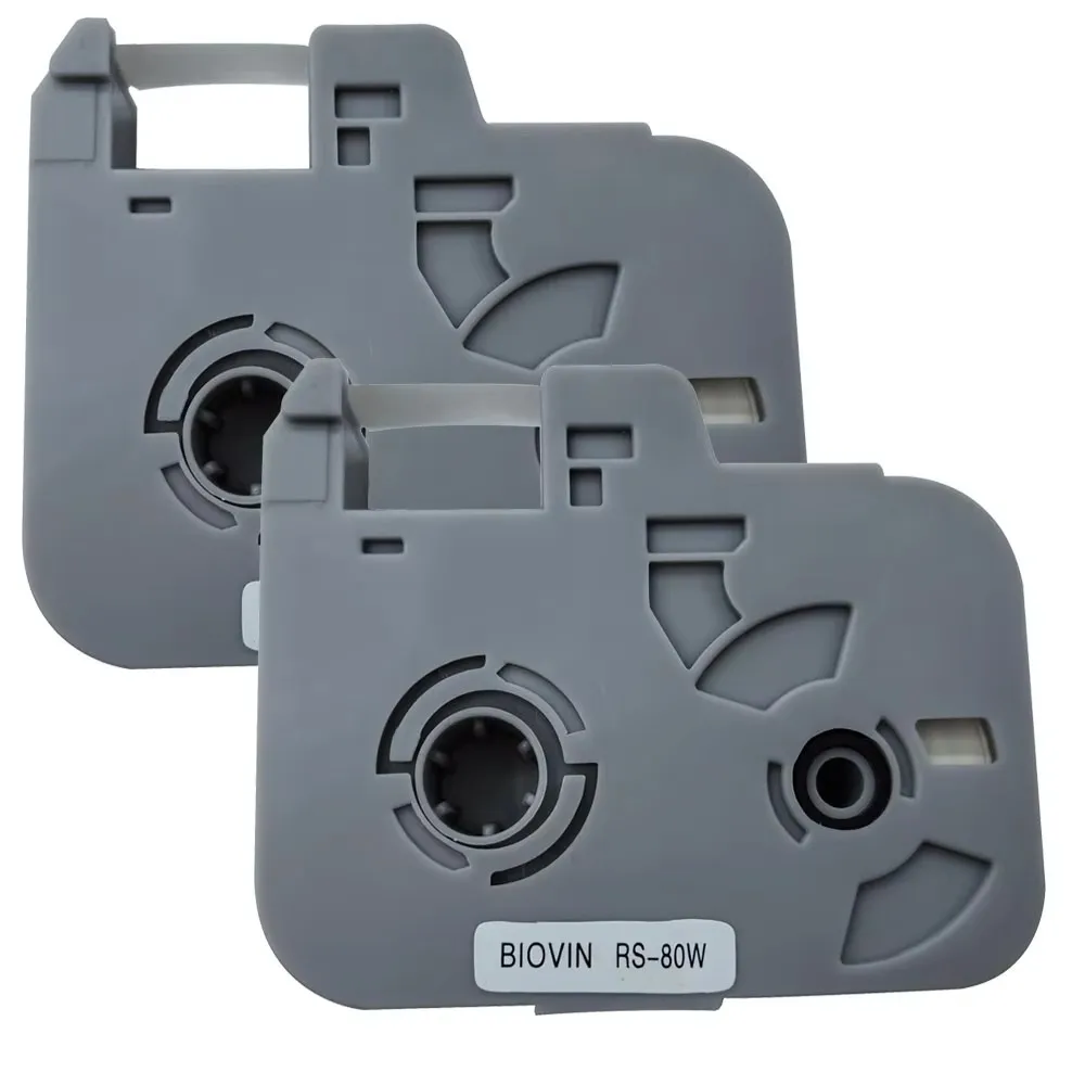 Picture 7: S700E Wire ID Printer INK RIBBON RS-80W 80m WHITE INK Cartridge FOR S650 Label Typewriter