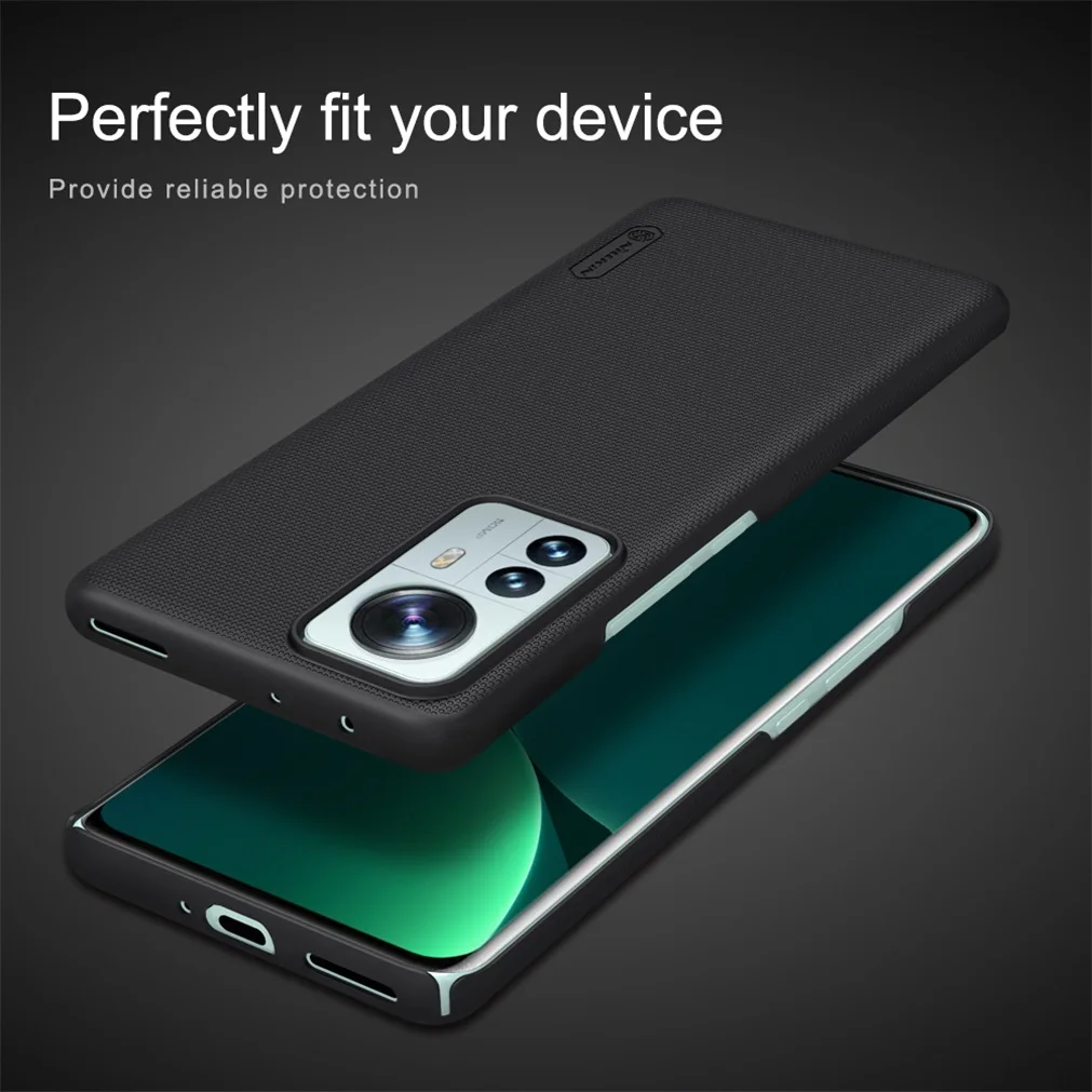 NILLKIN For Xiaomi Mi 12 Pro Case Super Frosted Shield Luxuly PC Hard Back Cover For Xiaomi Mi 12 12X Mi12 Phone Protective Case