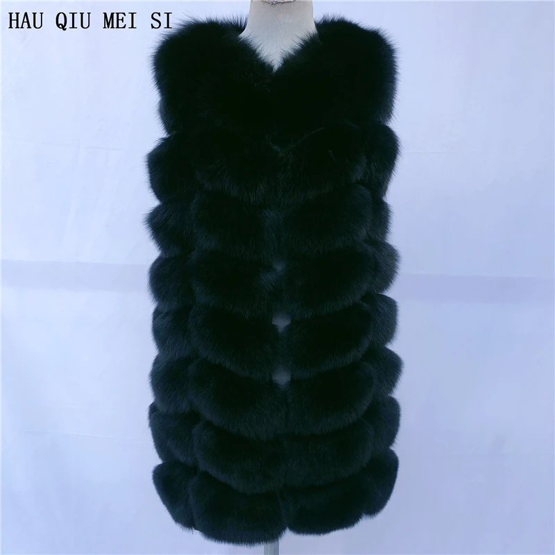 Natural fur vest warm vest real fox fur coat coat female autumn fox fur vest high quality free shipping natural fox fur vest