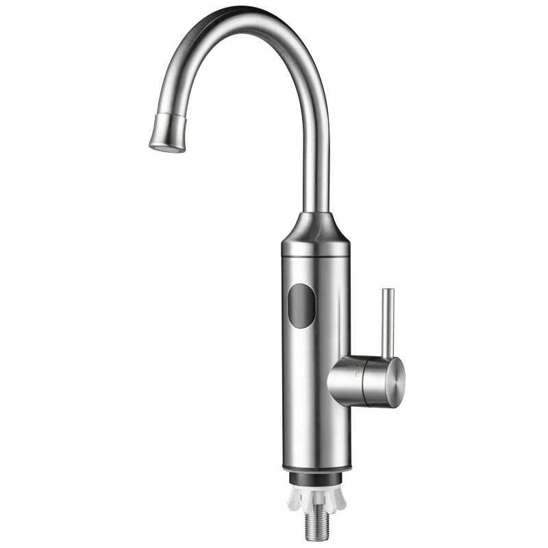 

360 Degree Rotation Single Handle Hot Water Tap Electric Kitchen Instant Water Heater Faucet