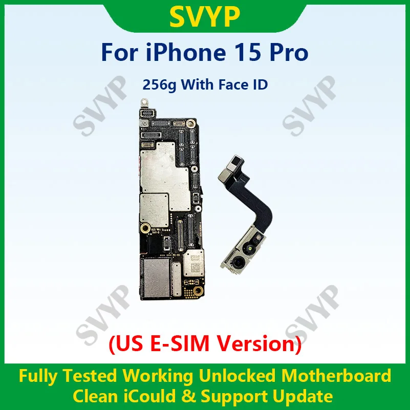 iPhone マザーボード　動作品 IPhone 15 Pro Max用の完全にテスト済みのマザーボード,100% 動作,Face