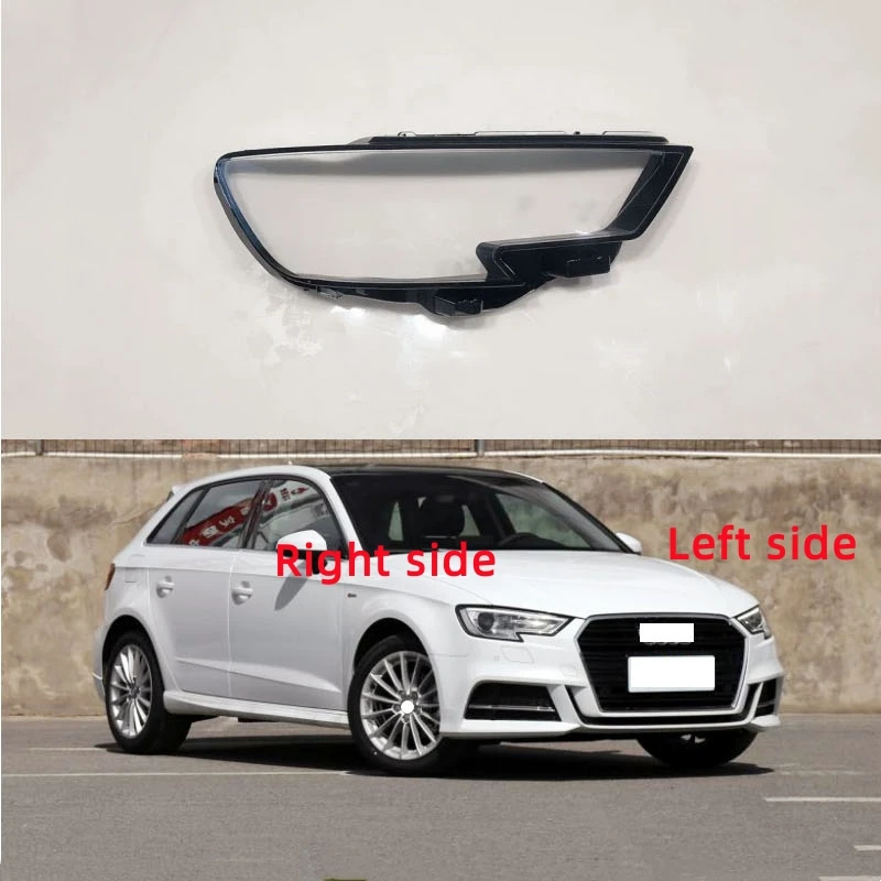 

For Audi A3 S3 RS3 2017 2018 2019 2020 Car Headlight Shell Headlamp Cover Replacement Lamp Shade Headlamp Lens Glass
