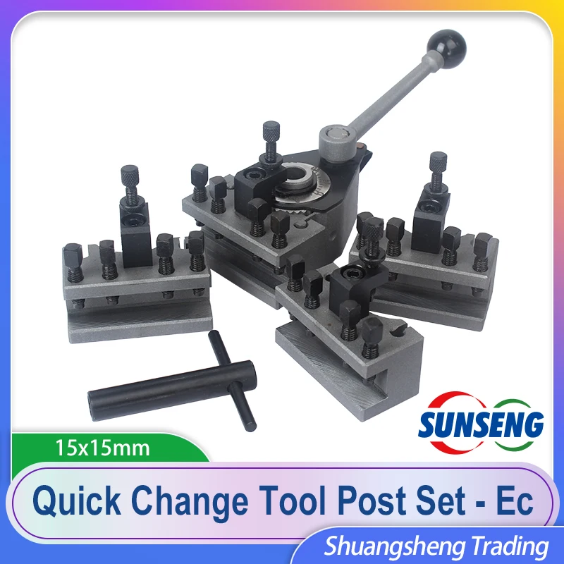 Lathe Quick Change Tool Post Set WM210V&WM180V 15x15mm tool rest for Swing over bed 120-220mm