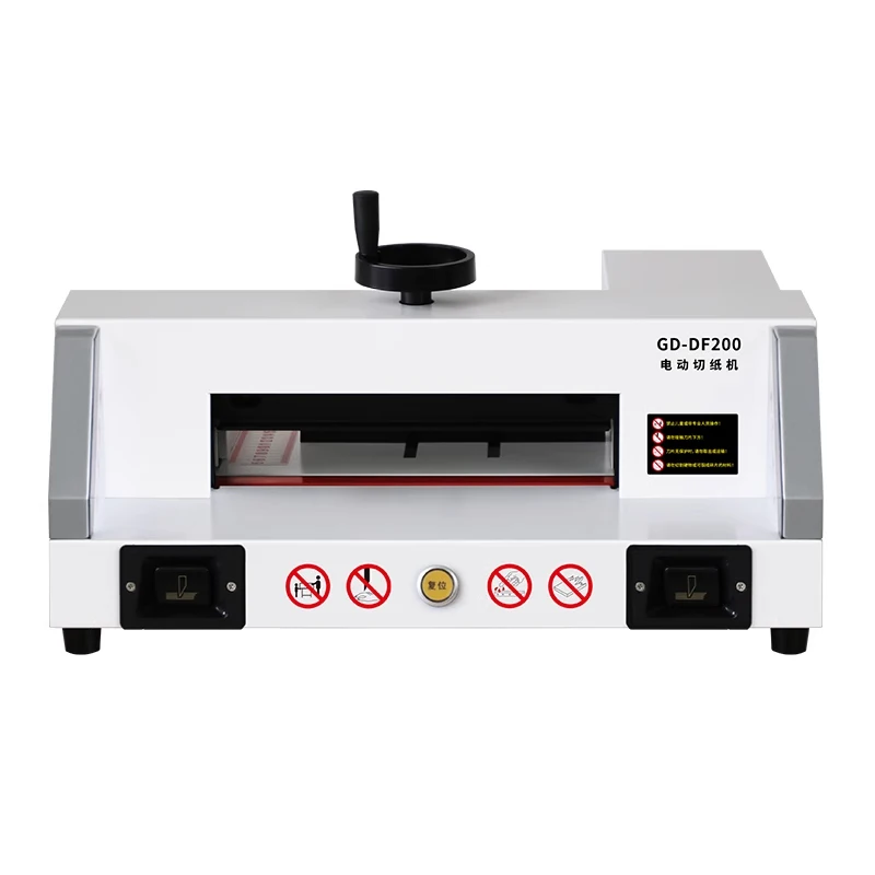 GD-DF200 Desktop Electric Paper Cutter A4 Desktop Electric Paper Cutter Bid Document Book Paper Cutter 40MM Heavy Duty