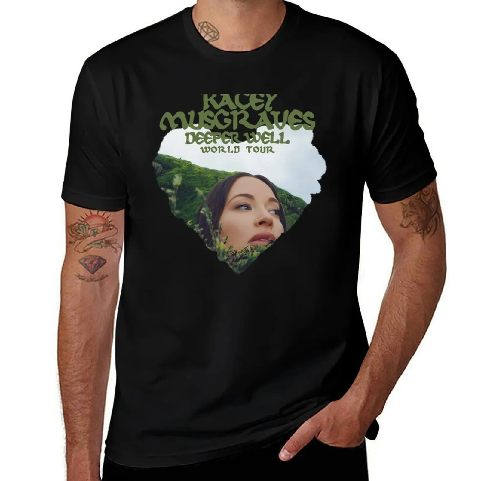 Deeper Well World Tour T-Shirt cotton t shirt man T-Shirt