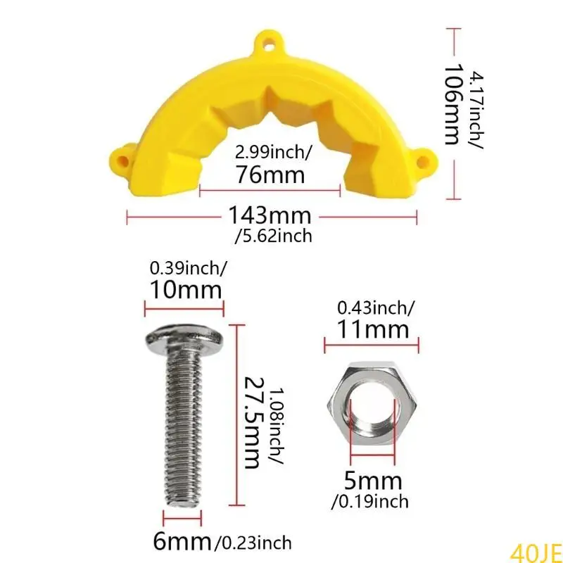 40Je Bit foret Bit pointeur Bit forage Anglets fixation Angles fixation