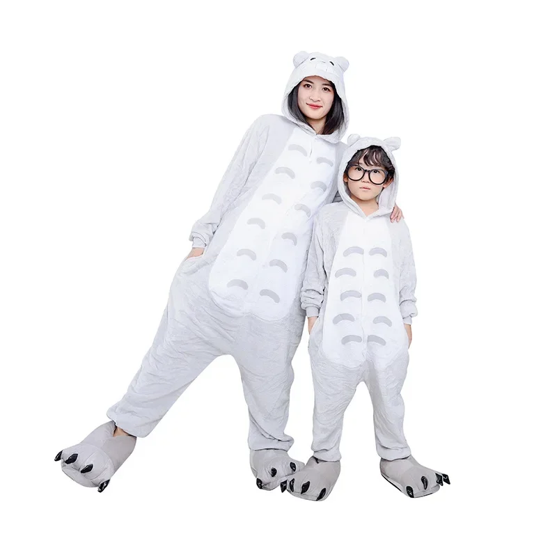 Kigurumi Totoro cartoon pajamas onesies for adults women men animal pyjamas Christmas Halloween cosplay party costumes