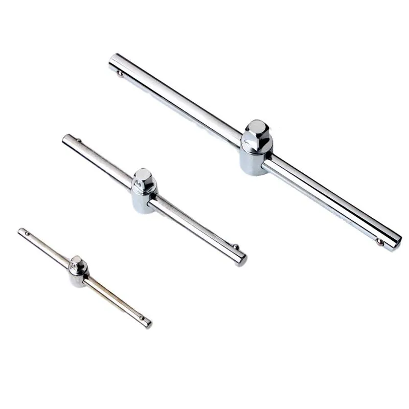 

Big 1/2 Medium 3/8 Small 1/4 Fly T-type connecting rod, afterburner rod tube wrench connecting rod Auto repair slide rod