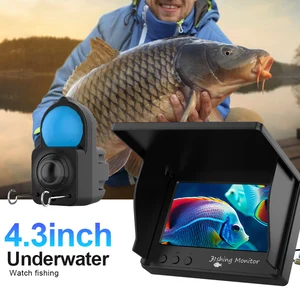 Unterwasserkamera 1080p 4,3 Zoll LCD wasserdichte endoskopische Kamera 6 Stunden Widerstand Nachtsicht 15/30m für Eis/Meer 6 Hauptverkaufskameras Visao Night - №1