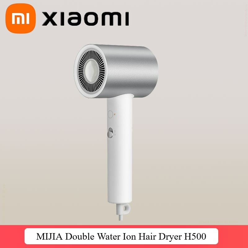 Xiaomi MIJIA Mi Double Water Ion Hair Dryer H500 White With Magnetic Suction Nozzle Diffuser Portable Xiomi Smart Home Hairdryer