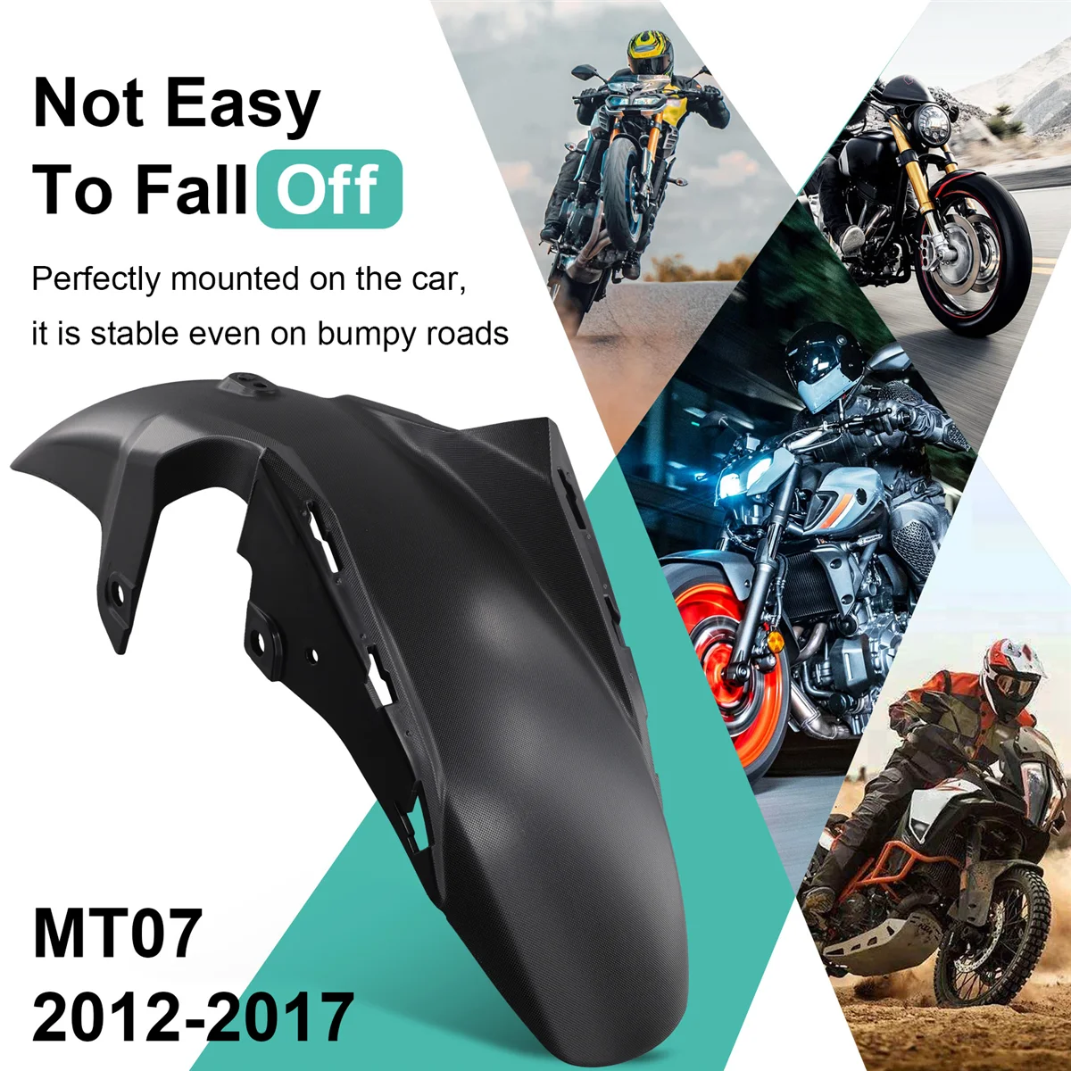 

HOT Motorcycle Front Front Tire Cover Fairing Mudguard for FZ-07 2012 2013 2014 2015 2016 2017A
