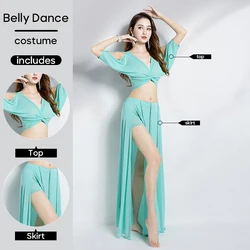 Belly Dance Suit 2024 New Sexy Outfit Belly Dancing Costume For Adutl Women Competition Women's Performance Practice Clothes