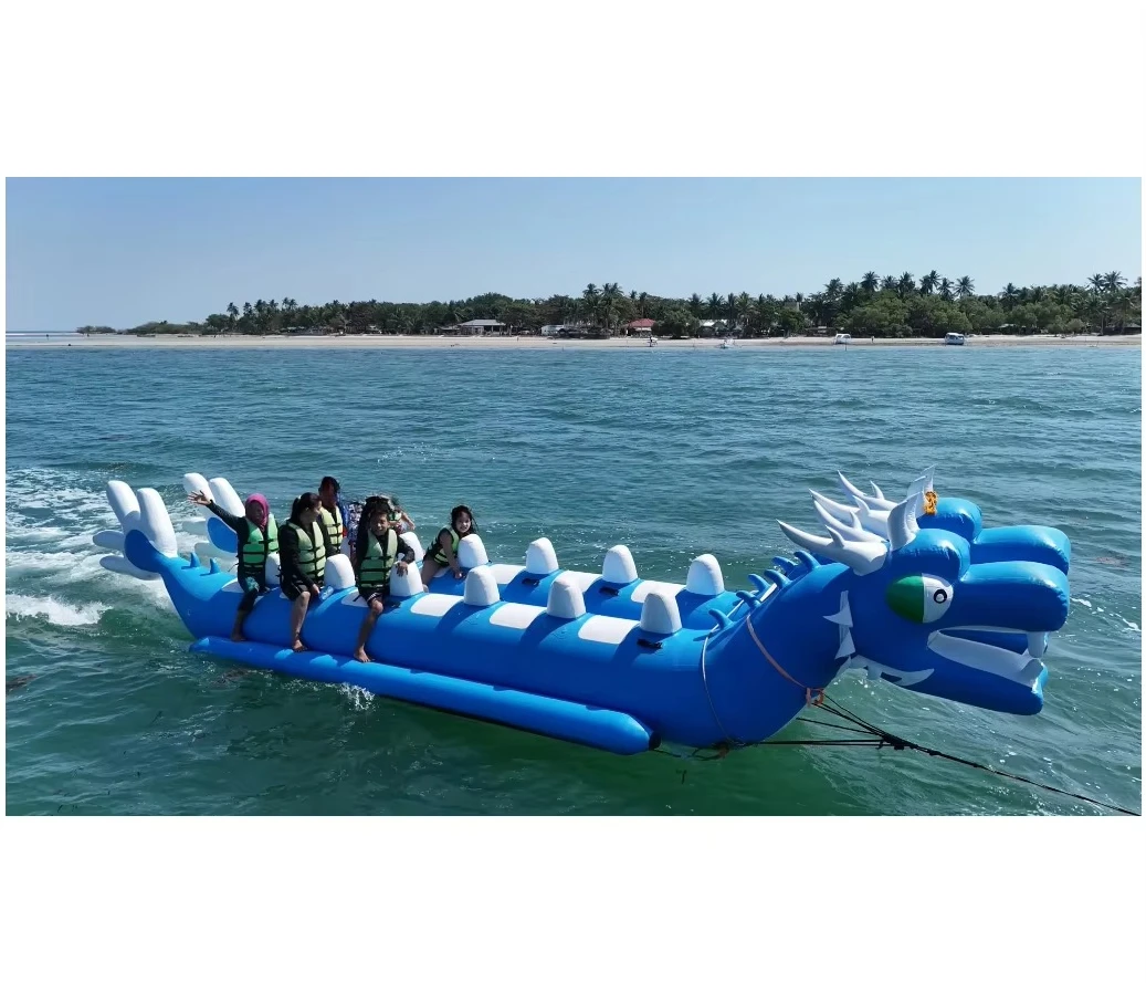High-quality adult inflatable dragon boat water game competition team building water equipment