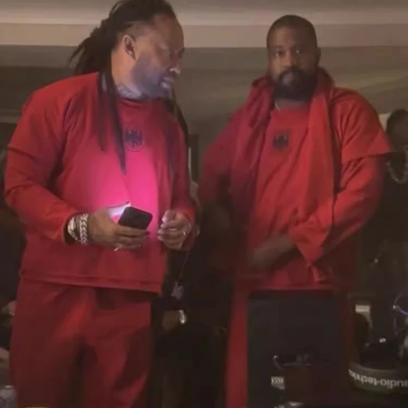 

Красная футболка с длинными рукавами Kanye West Vultures YZY, одежда с широкими плечами, мужская и женская американская уличная одежда, свободная хлопковая футболка, топы