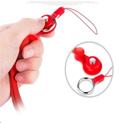 Phone Charm Adjustable Detachable Neck Cord Lanyard Strap And Phone Safety Tether For Mobile Phone Accessorie Case Combination