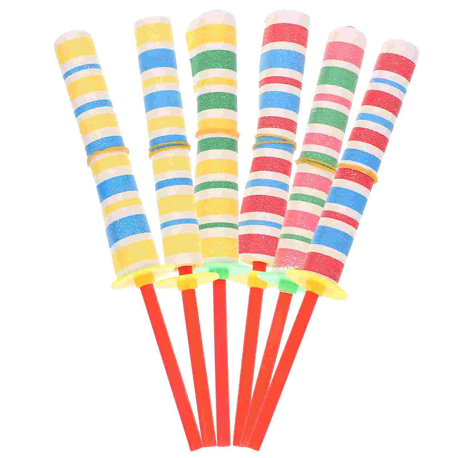 6 Pcs Easter Basket Stuffer Kids Toys for Paper Sword Flickers Party Favor Child