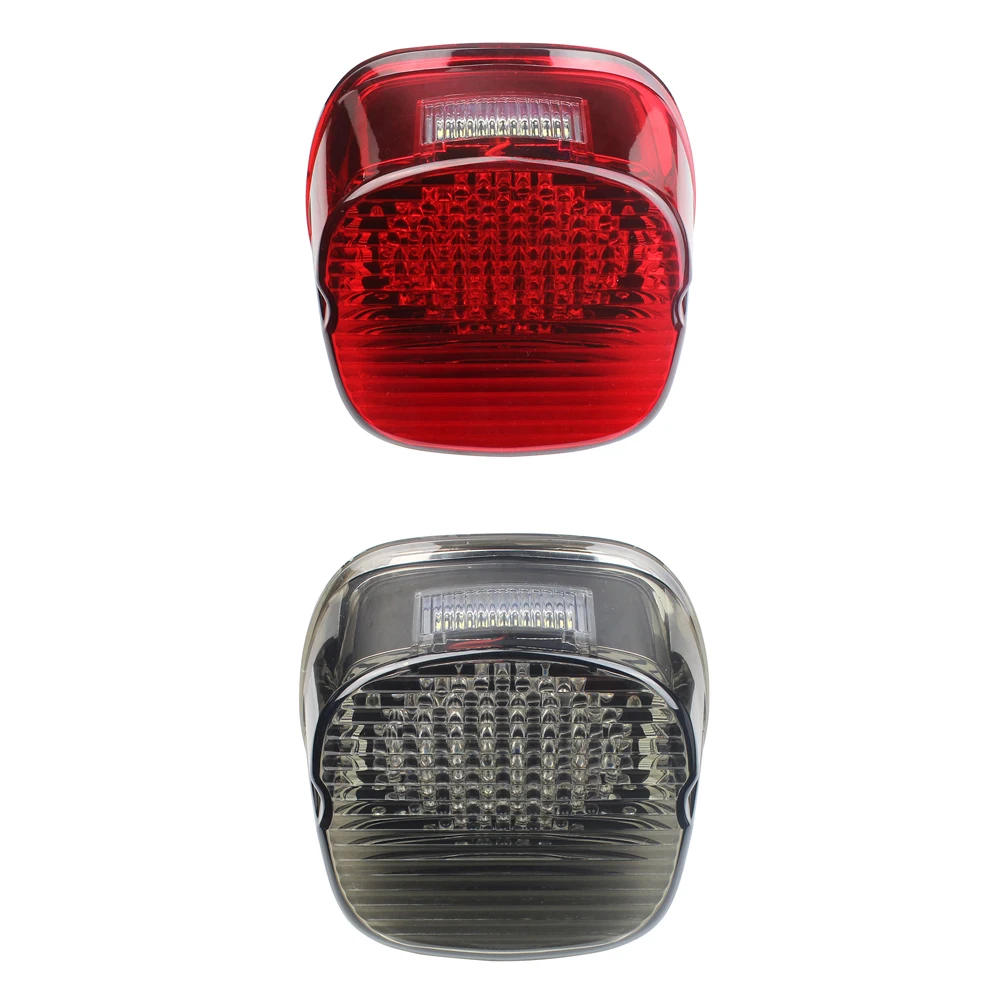 

1 шт. мотоциклетный светодиодный задний стоп-сигнал, красный корпус, красный, белый сигнальный светильник для мотоцикла Harley, аксессуары для задних фонарей