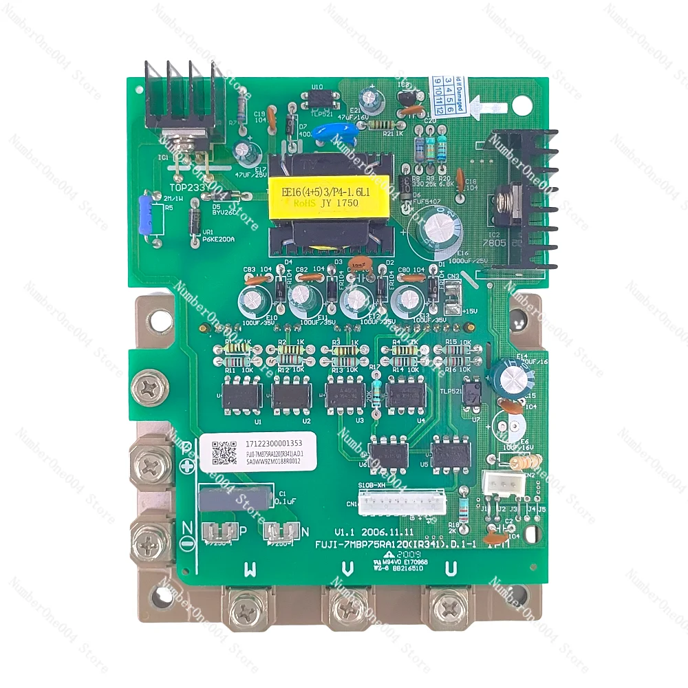 New for Central Air Conditioning Multi Line ME-POWER-75A Variable Frequency Module FUJI-7MBP75RA120