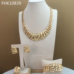 Yuminglai Classic Design Costume Jewelry African Fashion Jewelry for Women FHK10839