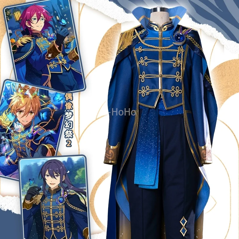 COS-HoHo Ensemble Stars 2 Mashiro Tomoya/Saegusa Ibara/Kanzaki Souma Cross Topic Pool Game Suit Cosplay Costume Halloween