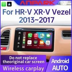 Apple Wireless Carplay For Honda HR-V HRV XRV Vezel 2013 2014 2015 2016 2017 Modified HD rideo 5G And Mirroring