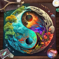 Tarotkaart Tafelkleed Altaarkleed Maan Planeten Tarot Tafelkleed Voor Verspreid Tarot Lezen Waterval Landschap Muur Decor Wandtapijt