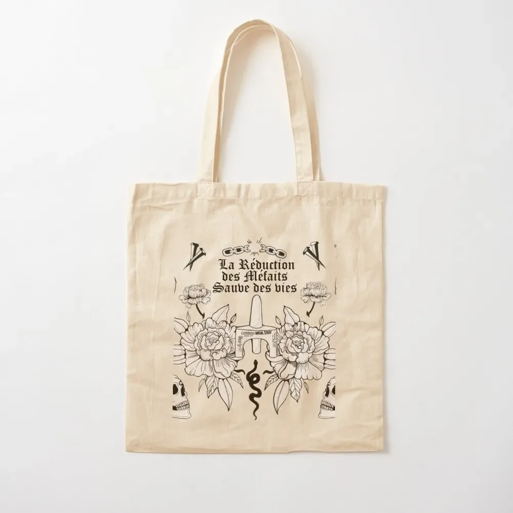 

Harm reduction saves lives - Drawing by Mélodie Talbot Tote Bag Shopper bag Cloth bags Bag