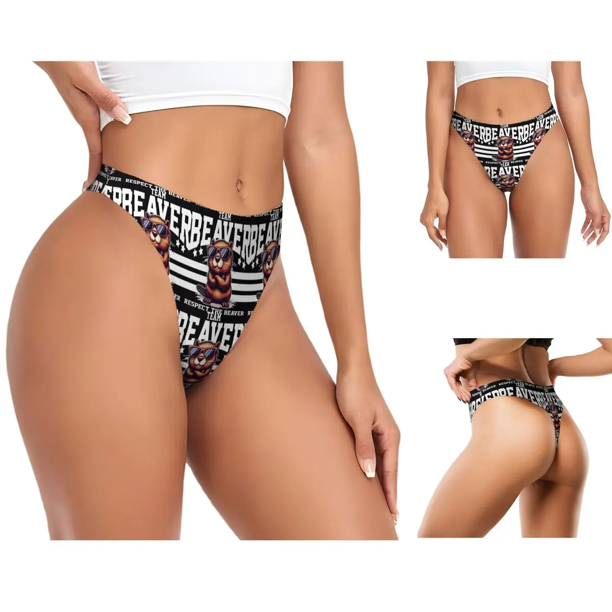 calcinhas-g-string-personalizadas-da-equipe-beaver-respiraveis-confortaveis-e-elasticas-para-mulheres