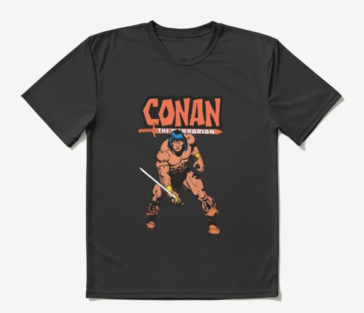 Adult Frazetta Conan The Barbarian Comic Book Artwork Lightweight T Shirt