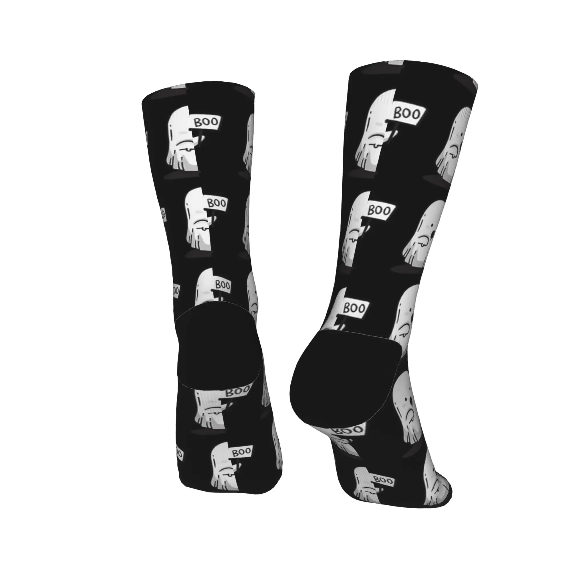 مضحك شبح الرفض الجوارب جوارب خمر الرجال الدافئة لينة سكيت الجوارب الخريف الجرافيك عدم الانزلاق الجوارب #4