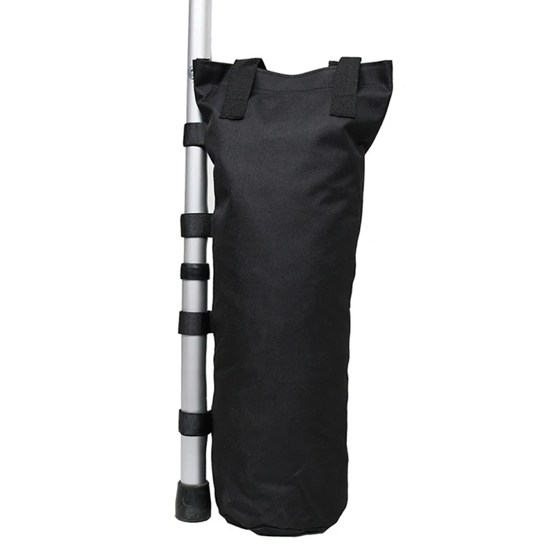 2 pezzi baldacchino pesi sacchi di sabbia per tenda a baldacchino ombrellone da esterno Canopies istantanei, nero (senza sabbia)