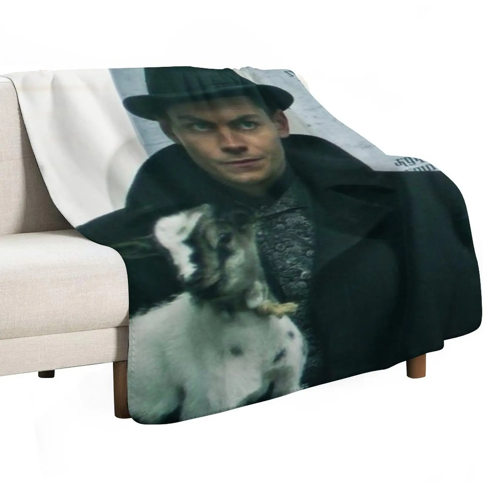 Kaz with the Milo the goat Throw Blanket blankets ands Furry Thins Beautifuls cosplay anime Blankets