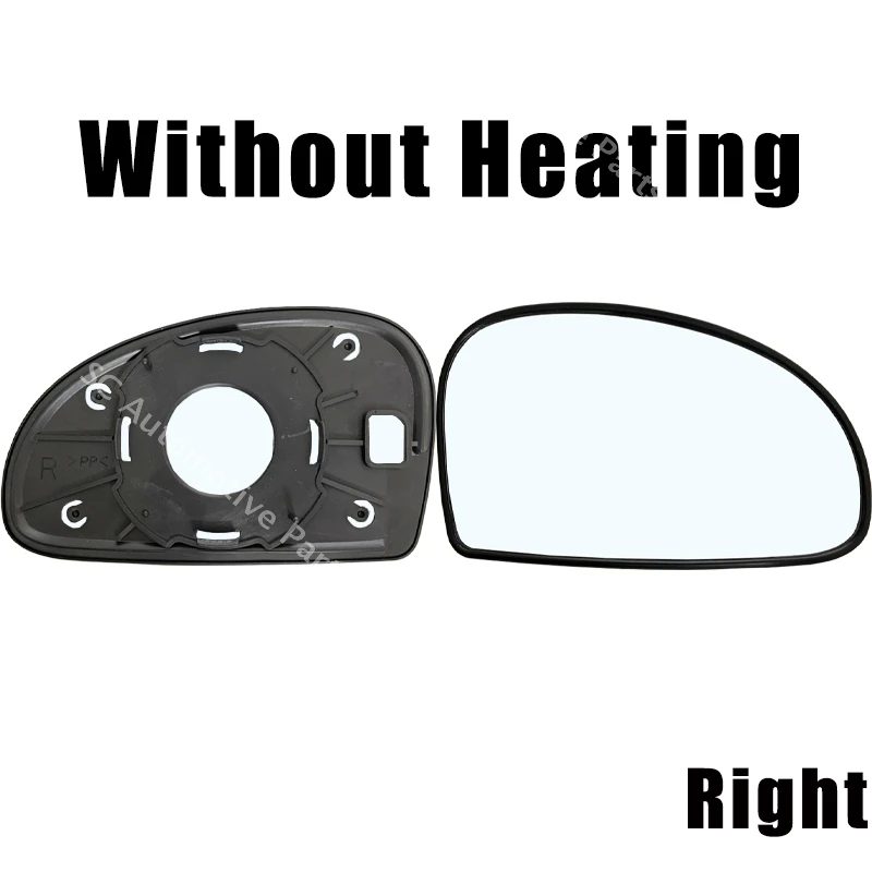 For Kia Cerato 2006-2007 Rearview Mirror Lens Glass With Heating Side Rear View Mirror Glass Lens White Left Right