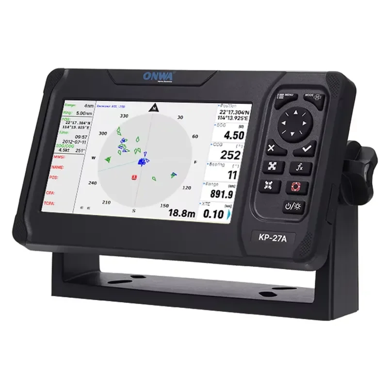 7 Inch GPS Chart Plotter Class B AIS Transponder GNSS Receiver Marine Navigation Equipment Boat Fishing Yacht Safety Device