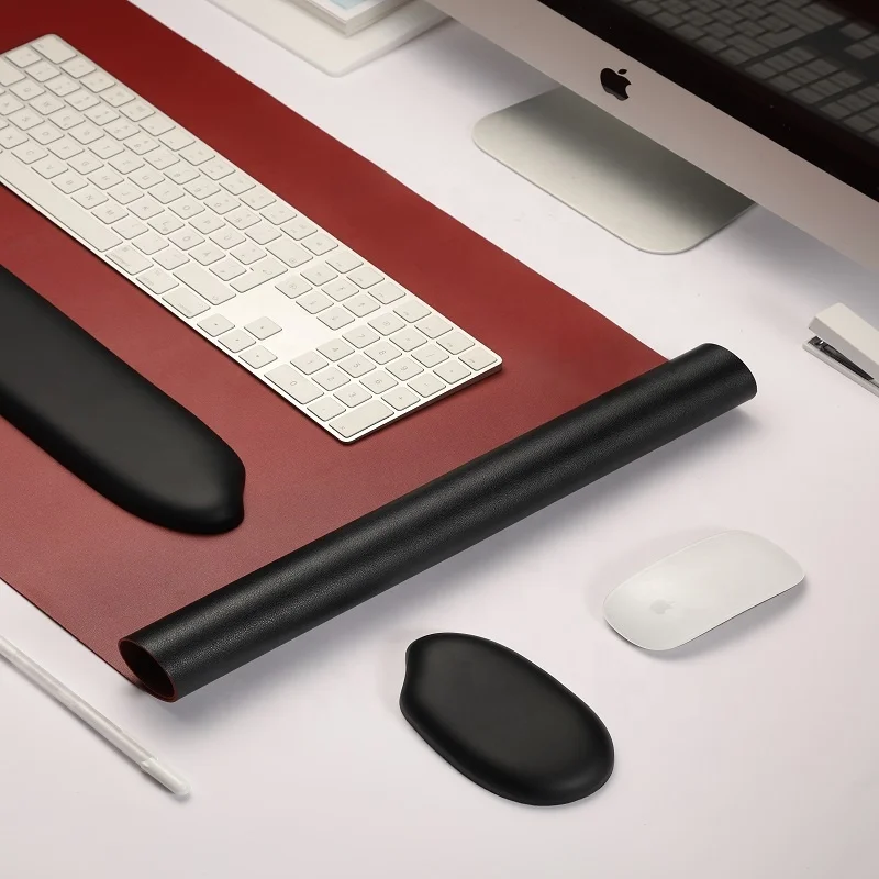 Bantalan Mouse busa memori, Set alas Mouse bantalan pergelangan tangan, lucu 3D untuk Laptop kantor, komputer, game