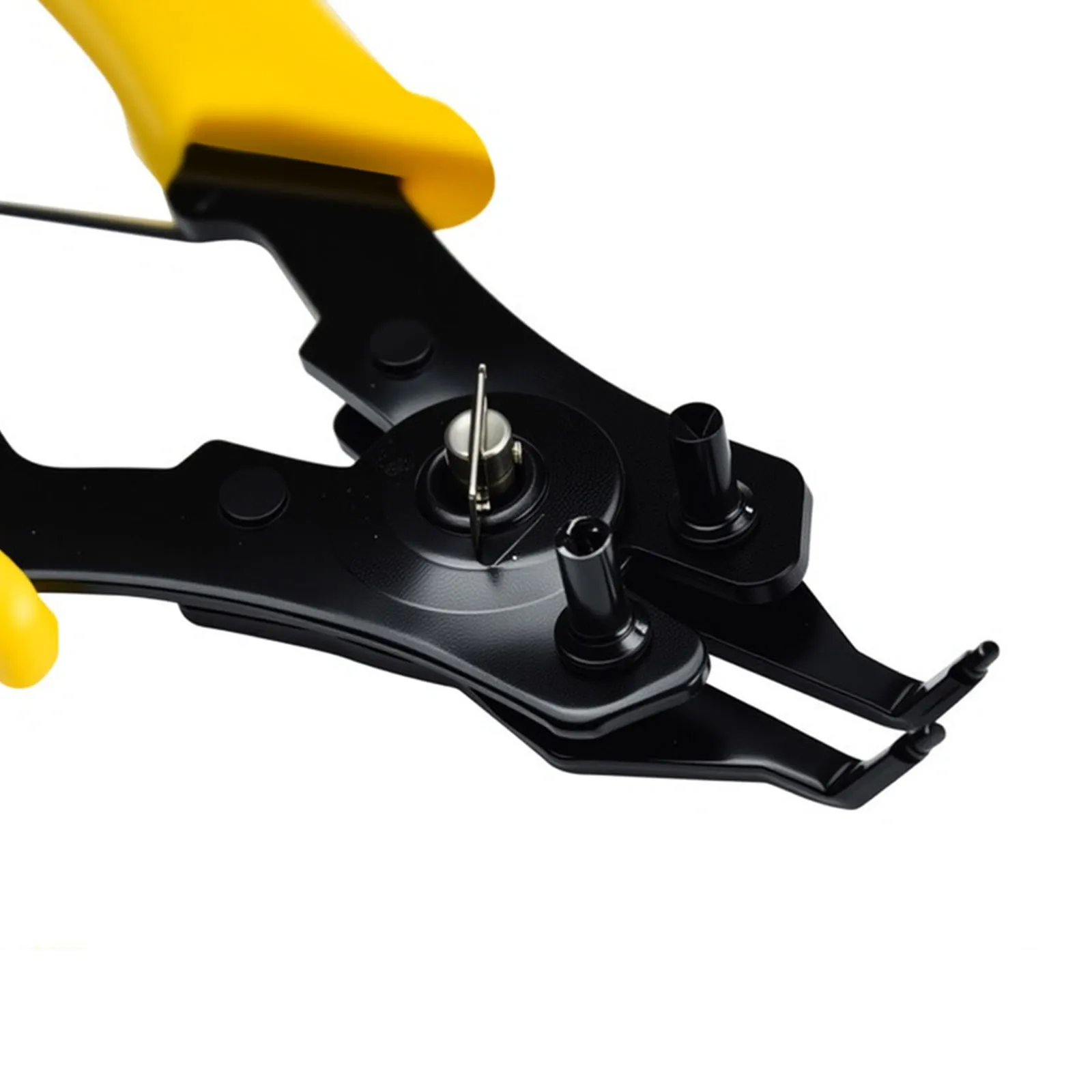 4 In 1 Convertible Internal External Retaining Ring Plier Anti-Slip C Clip Circlip Lock Ring Removal Tool for Narrow Space view 5