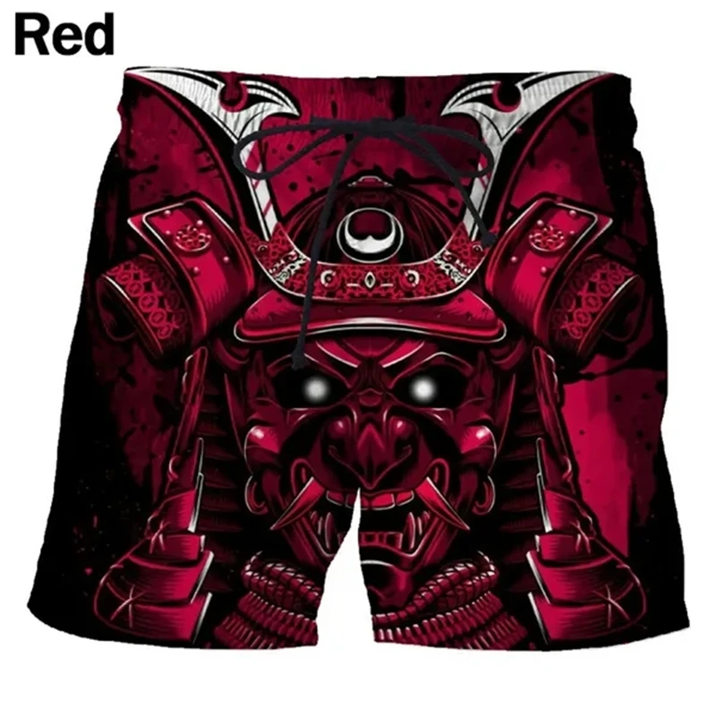 

Japanese Samurai 3D Print Beach Shorts Summer Men Women Fashion Casual Trunks Surfing Board Shorts Male Swimwear Man Clothing