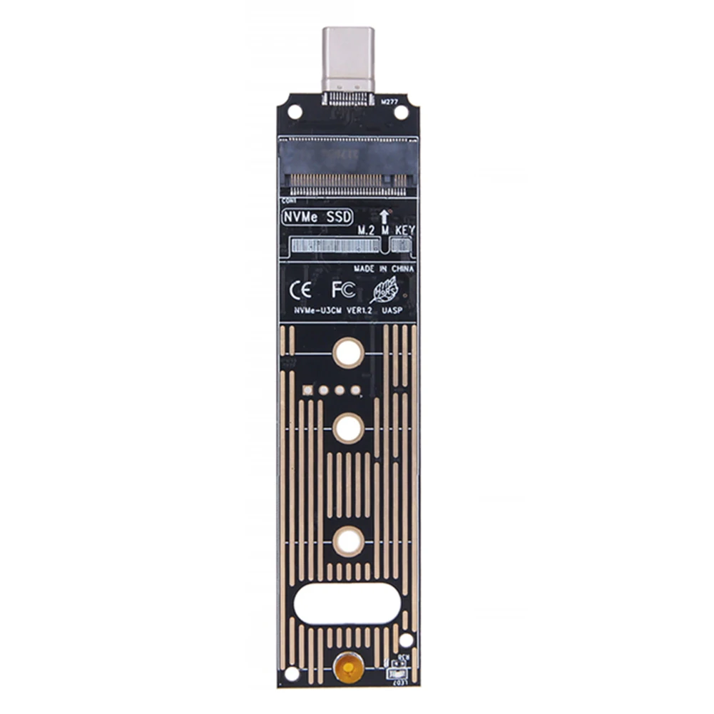 Adaptateur de convertisseur de test externe, SSD M.2 NVMe vers USB 3.1, Isabel 2, prise en charge UASP TRIM pour PCI-E, SSD M.2, 16 To, USB 3.1