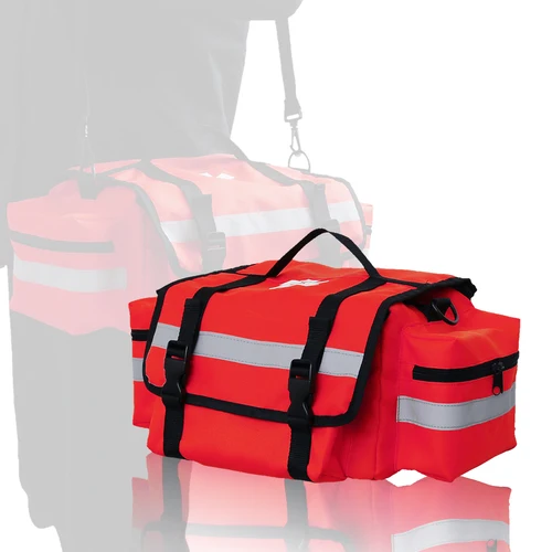 Imagen 2 del producto Bolsa de respuesta de ayuda de emergencia para acampar, bolsa vacía para traumatismos para suministros al aire libre, bolsa de transporte, bolsos de hombro EMS Dixigear, primera respuesta vacía
