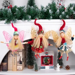 2026 New Christmas Angel Red Green Doll Pendant Ornaments For Home Christmas Party Xmas Tree Ornaments For Kids Gifts Decor