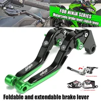 Para Kawasaki NINJA Ninja400 Ninja500 NINJA250/300 2008-2025 motocicleta CNC frenos extensibles plegables palanca de embrague palanca de freno