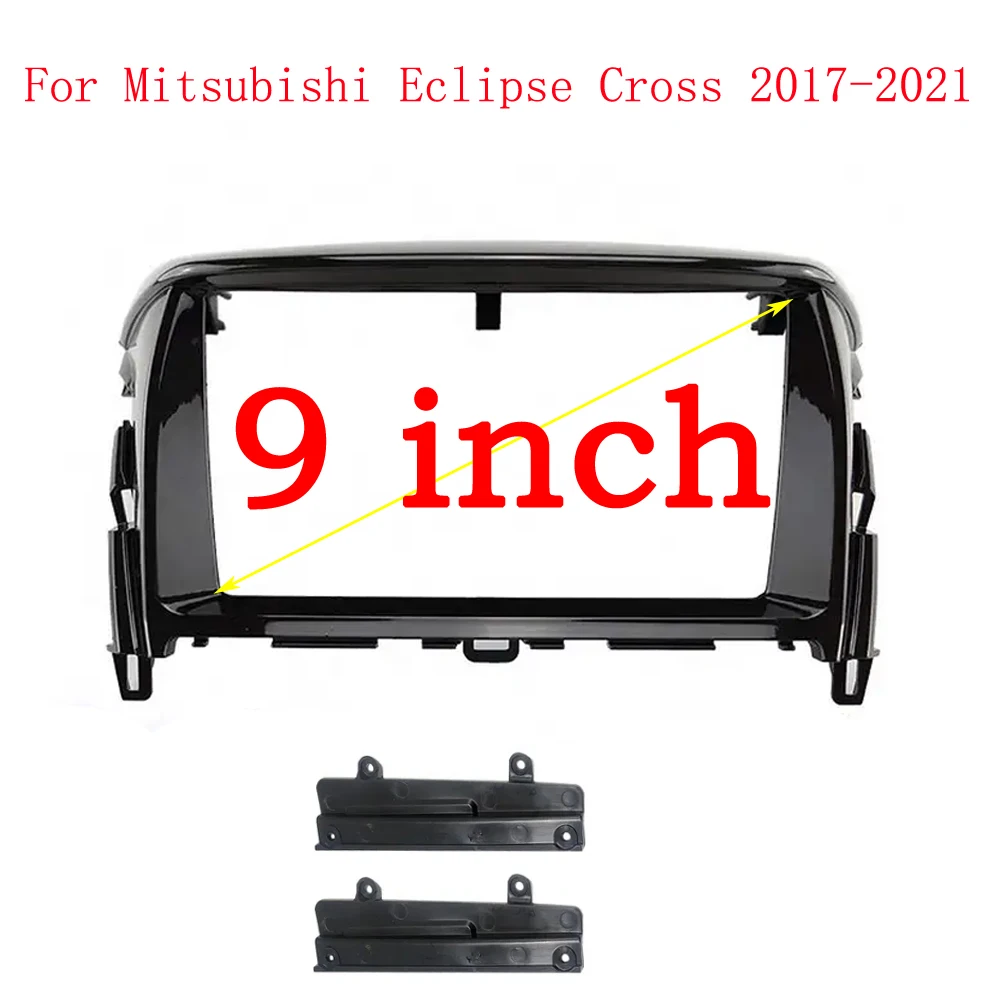 

Автомобильный радиоприемник, рамка для Mitsubishi Eclipse Cross 2017-2021, 9-дюймовая стереопанель, жгут проводов питания, адаптер, комплект для крепления Canbus