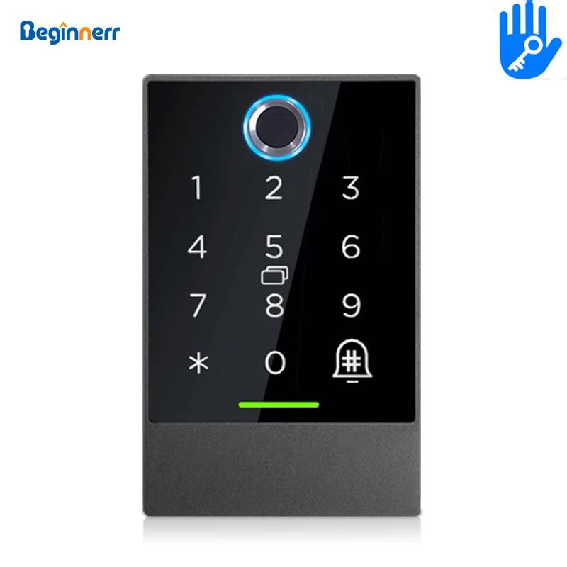 

Водонепроницаемый замок контроля доступа с клавиатурой TTlock с отпечатками пальцев, паролем, картой, дистанционным управлением для приложения, с переключателем магнитного замка