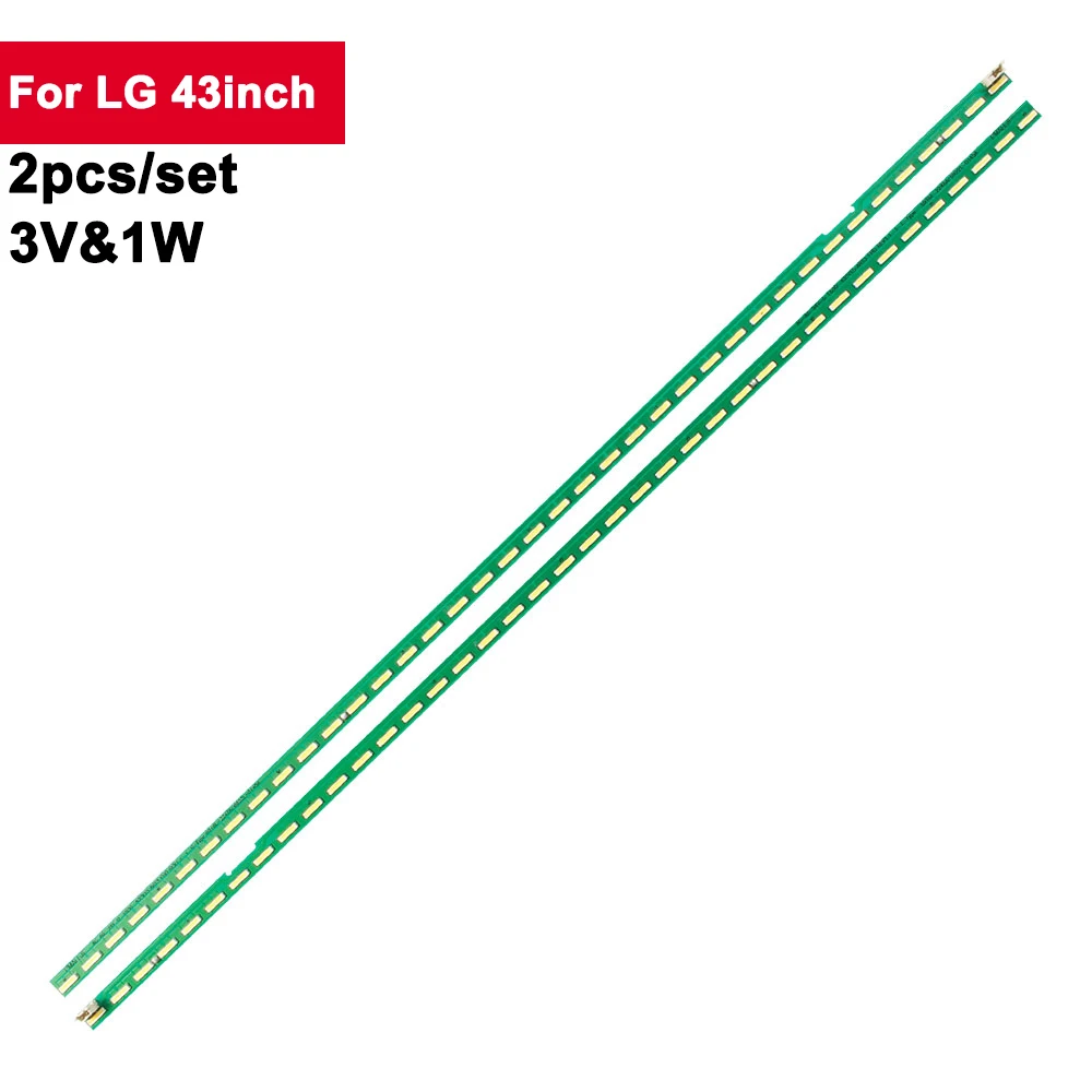 

3V 2W 39-Leds Tv Backlight For LIG 43inch Bar Backlight Strip 43LF5400-CA 43LF5900-UB 43LF5400 43LF5900 43LF5400 43LF5400-UB