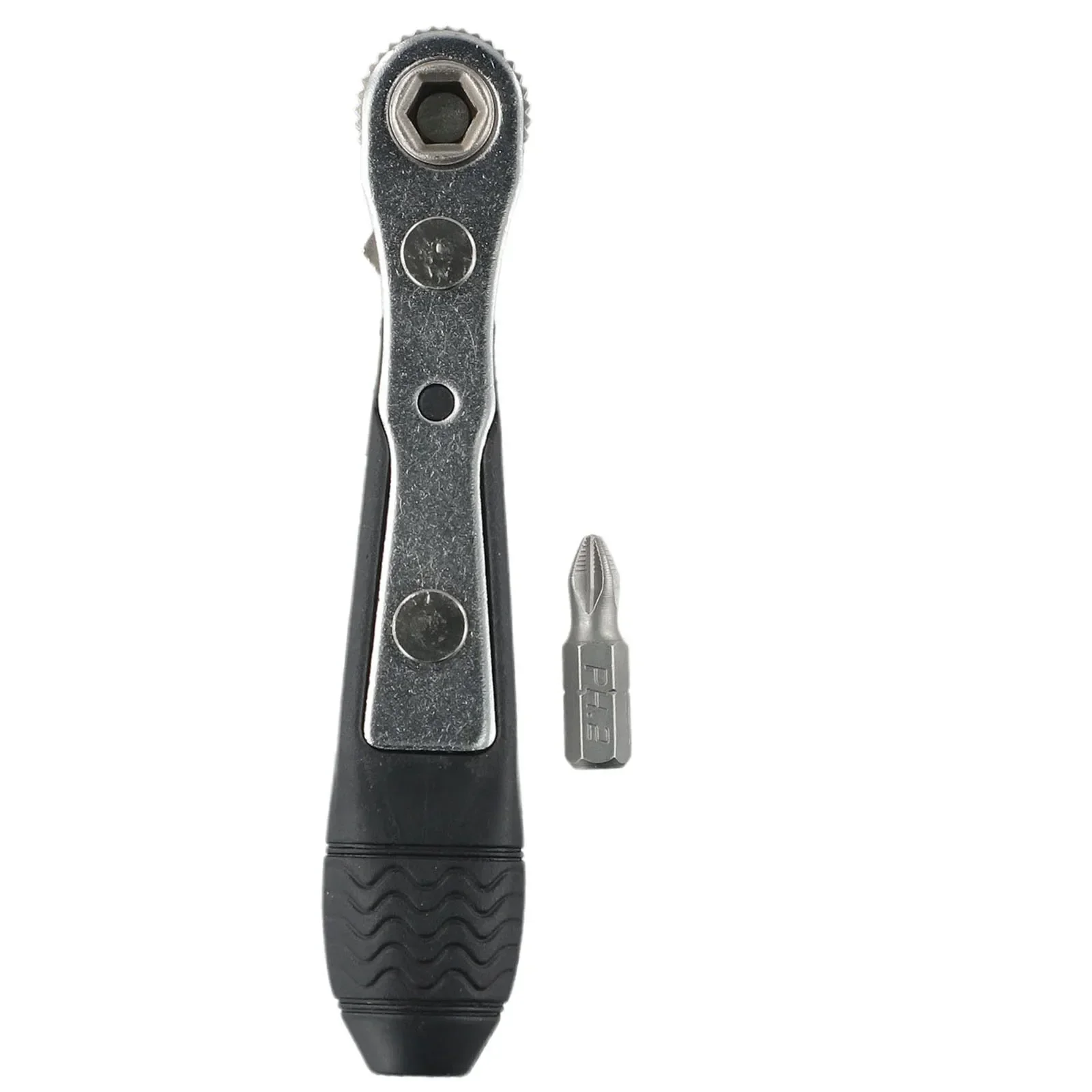 

Quick Release Ratchet Wrench With 1/4 Screwdriver Bit Driver Adjustable Fast Ratchet Wrench Quick Socket Wrench Power Tools