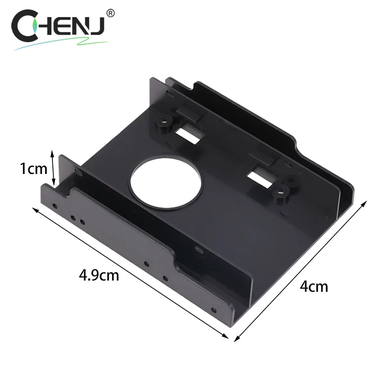 1 Set Hard Drive Internal Adapter Mounting Kit Bracket Dual Desktop SSD Mounting Bracket 2.5 To 3.5 Inch Hard Disk Bracket