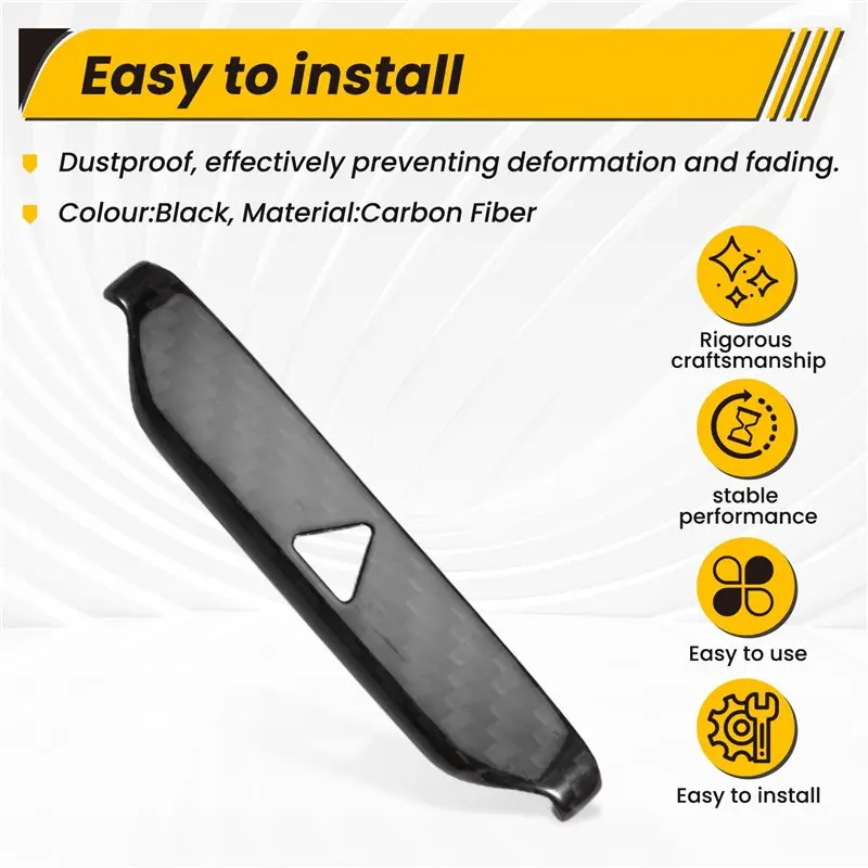 A02Q-For BMW 3 Series 2020-2022 Warning Light Panel Decorative Patch Car Interior Sticker Black